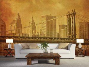 Brooklyn Bridge in New York City 12' x 8' (3,66m x 2,44m)