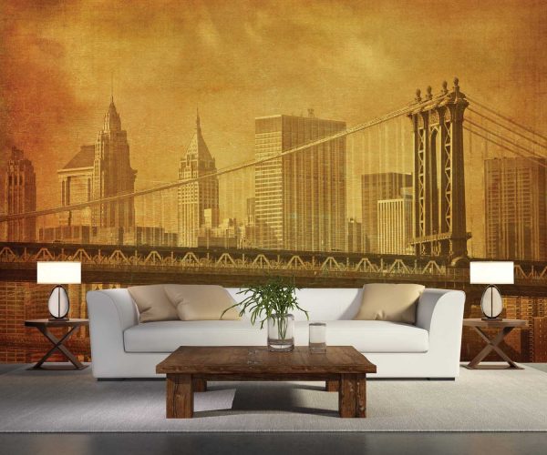 Brooklyn Bridge in New York City 12' x 8' (3,66m x 2,44m)