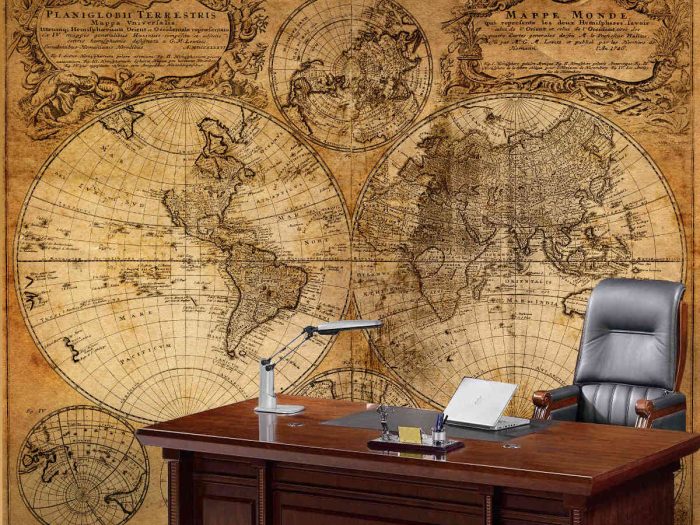 Old Map 1746 10.5' x 8' (3,20m x 2,44m)