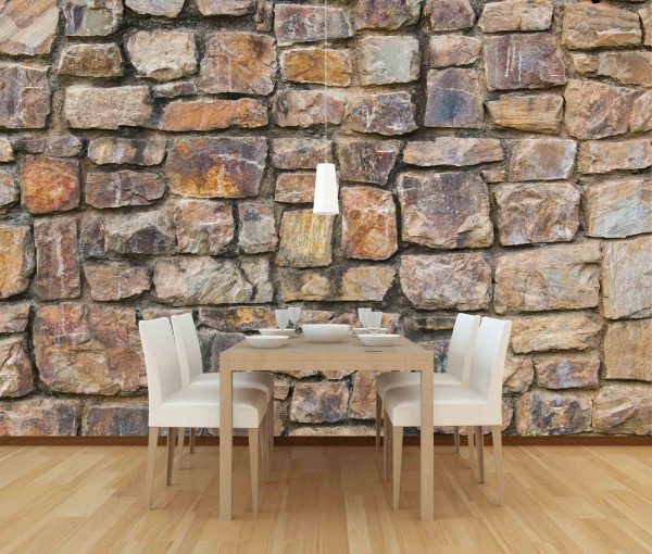 Beige Stone Wall 12' x 8' (3,66m x 2,44m)