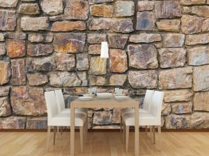 Beige Stone Wall 12' x 8' (3,66m x 2,44m)