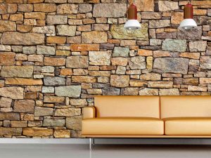 Brown Stone Wall 12' x 8' (3,66m x 2,44m)