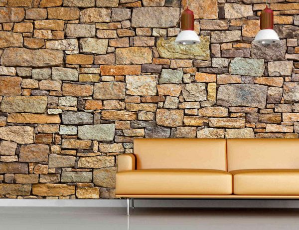 Brown Stone Wall 12' x 8' (3,66m x 2,44m)