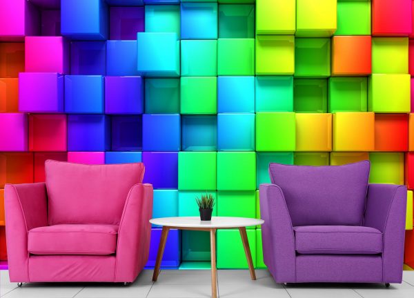 Rainbow Cubes 12' x 8' (3,66m x 2,44m)