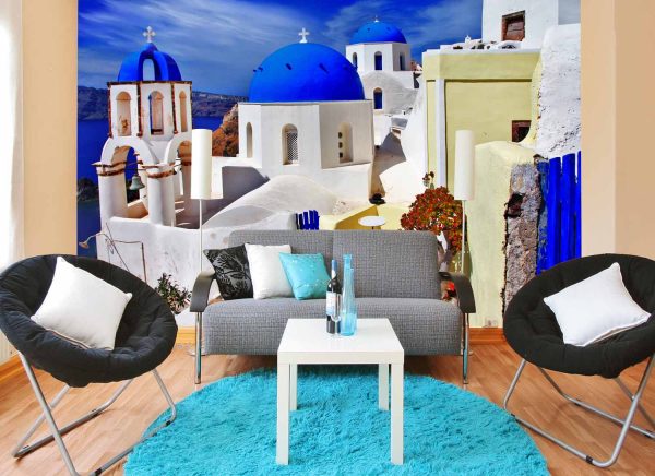 Colors of Santorini 12' x 8' (3,66m x 2,44m)