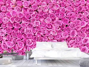 Pink Roses 12' x 8' (3,66m x 2,44m)