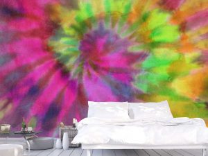 Pastel Tie-Dye Fabric 10.5' x 8' (3,20m x 2,44m)