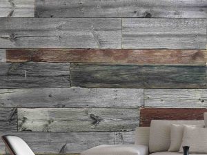 Multicolor Wood Planks 6' x 9' (1,83m x 2,75m)