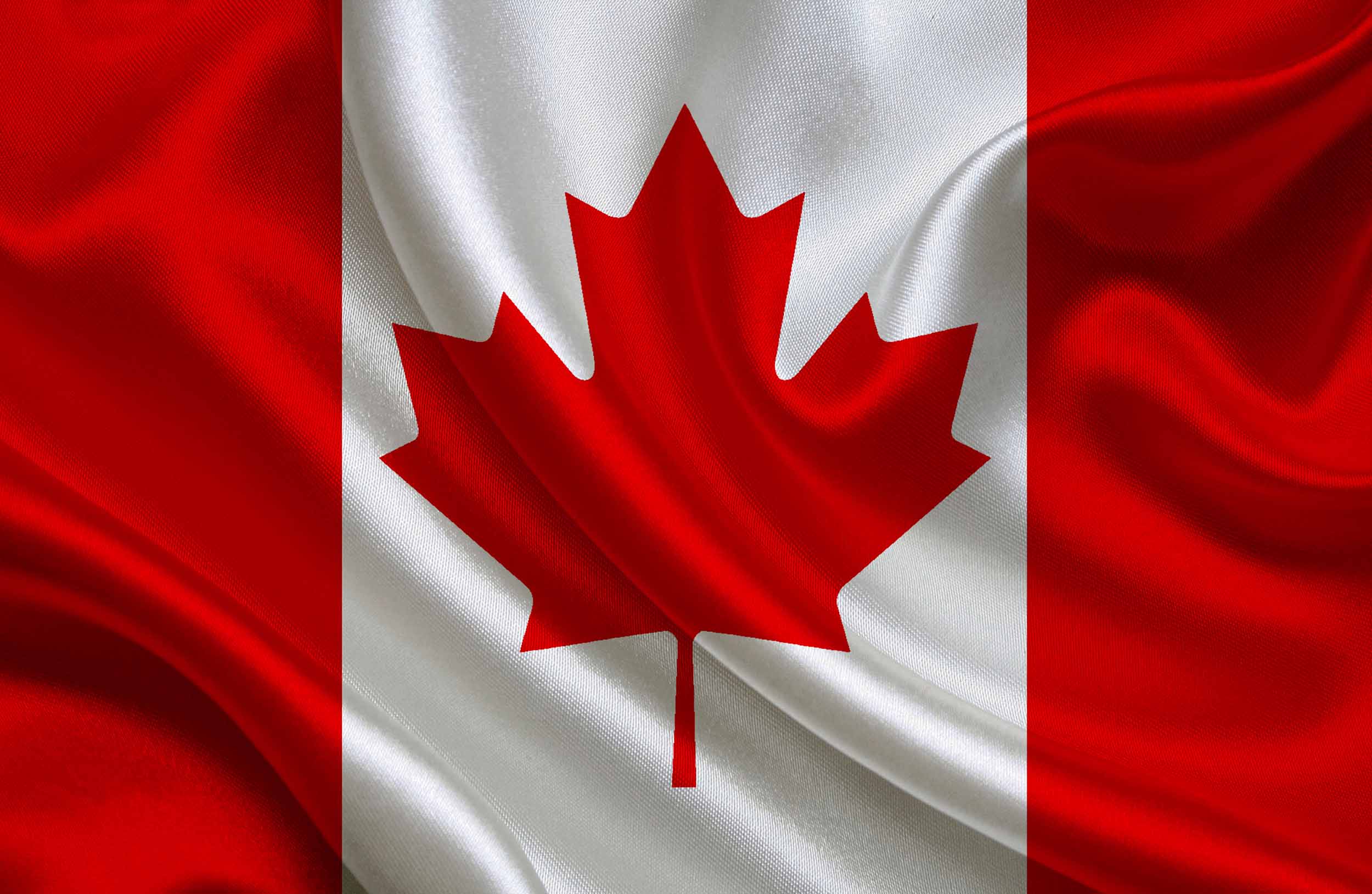 Murale En Papier Peint Drapeau Canadien Muralunique
