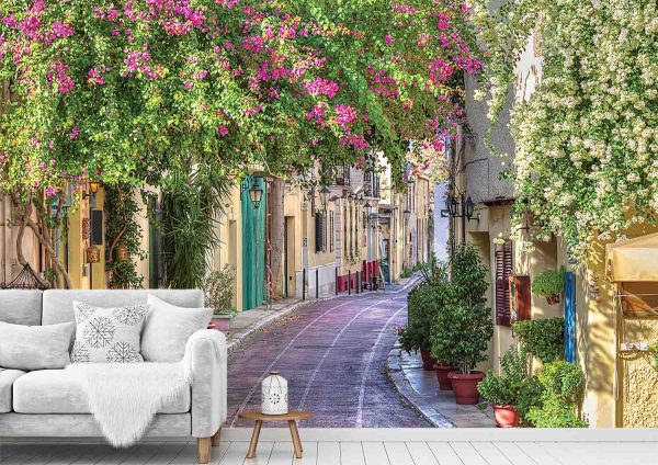 Alley in Athens, near the Acropolis 12' x 8' (3,66m x 2,44m)