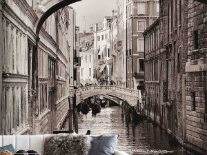 Bridge of Sighs, Venice (Sepia) 6' x 9' (1,83m x 2,75m)