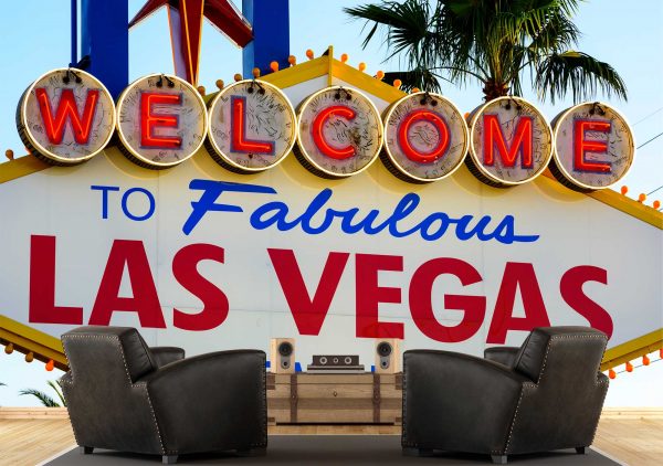 Welcome to Las Vegas 12' x 8' (3,66m x 2,44m)