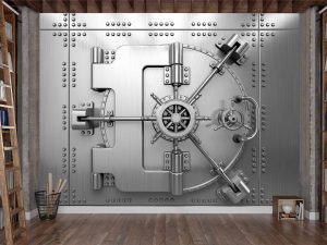 Bank Vault Steel Door 10.5' x 8' (3,20m x 2,44m)