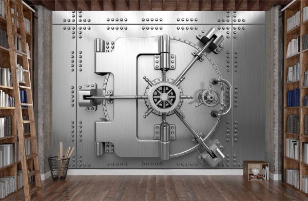 Bank Vault Steel Door 10.5' x 8' (3,20m x 2,44m)