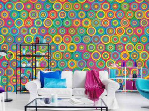 Colored Circles 12' x 8' (3,66m x 2,44m)