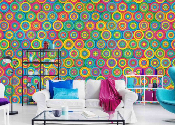 Colored Circles 12' x 8' (3,66m x 2,44m)