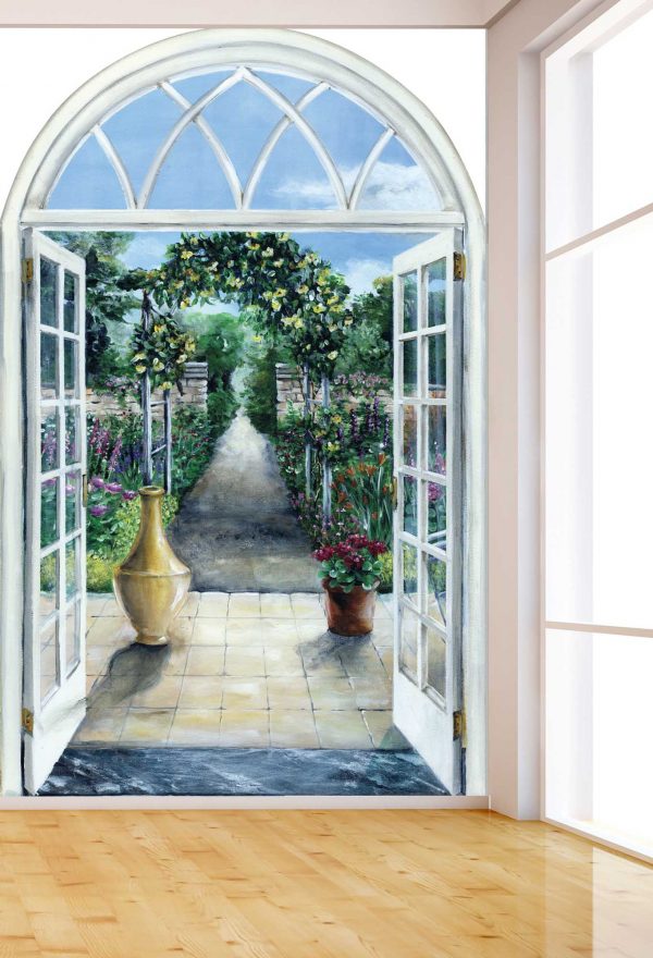 Door to the Garden 4.5' x 7.15' (1,37m x 2,18m)