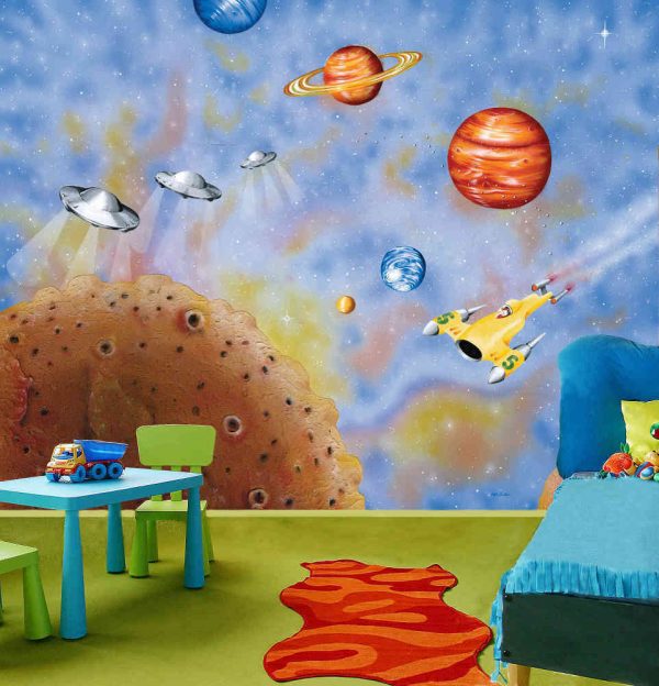 Fly to the Moon 10.5' x 8' (3,20m x 2,44m)