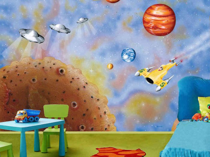 Fly to the Moon 10.5' x 8' (3,20m x 2,44m)