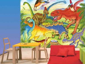 Dinosaurs 10.5' x 8' (3,20m x 2,44m)