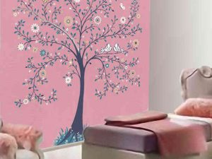 Tree of Life (Pink) 7.5' x 8' (2,29m x 2,44m)