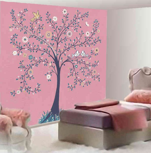 Tree of Life (Pink) 7.5' x 8' (2,29m x 2,44m)