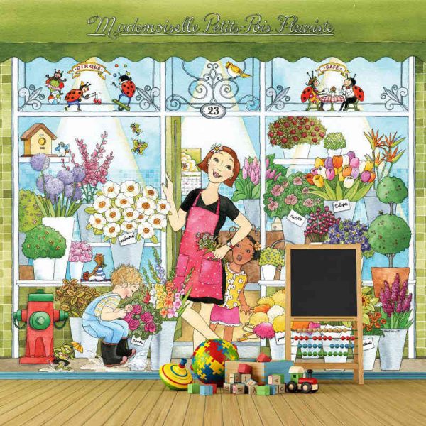 Miss Polka Dots Florist (French Version) 9' x 8' (2,75m x 2,44m)