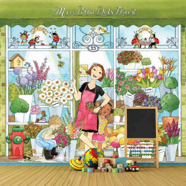 Miss Polka Dots Florist (English Version) 9' x 8' (2,75m x 2,44m)