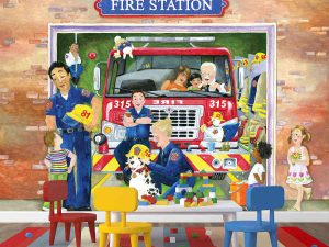 Fire Station (English Version) 10.5' x 8' (3,20m x 2,44m)