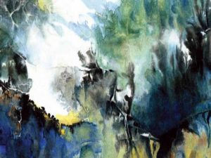 Fogged Untamed World 258cm wide by 288cm high
