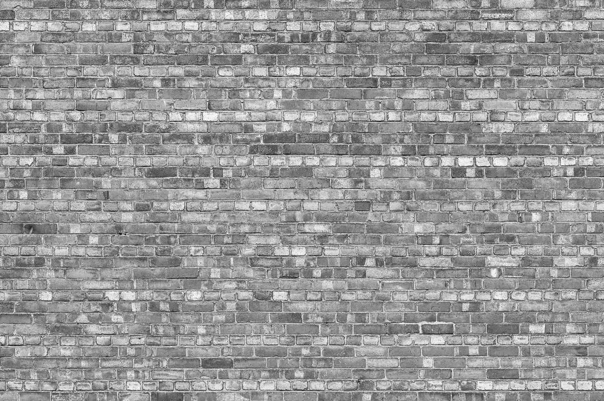 Wallpaper Mural Old Brick Wall Black And White Muralunique