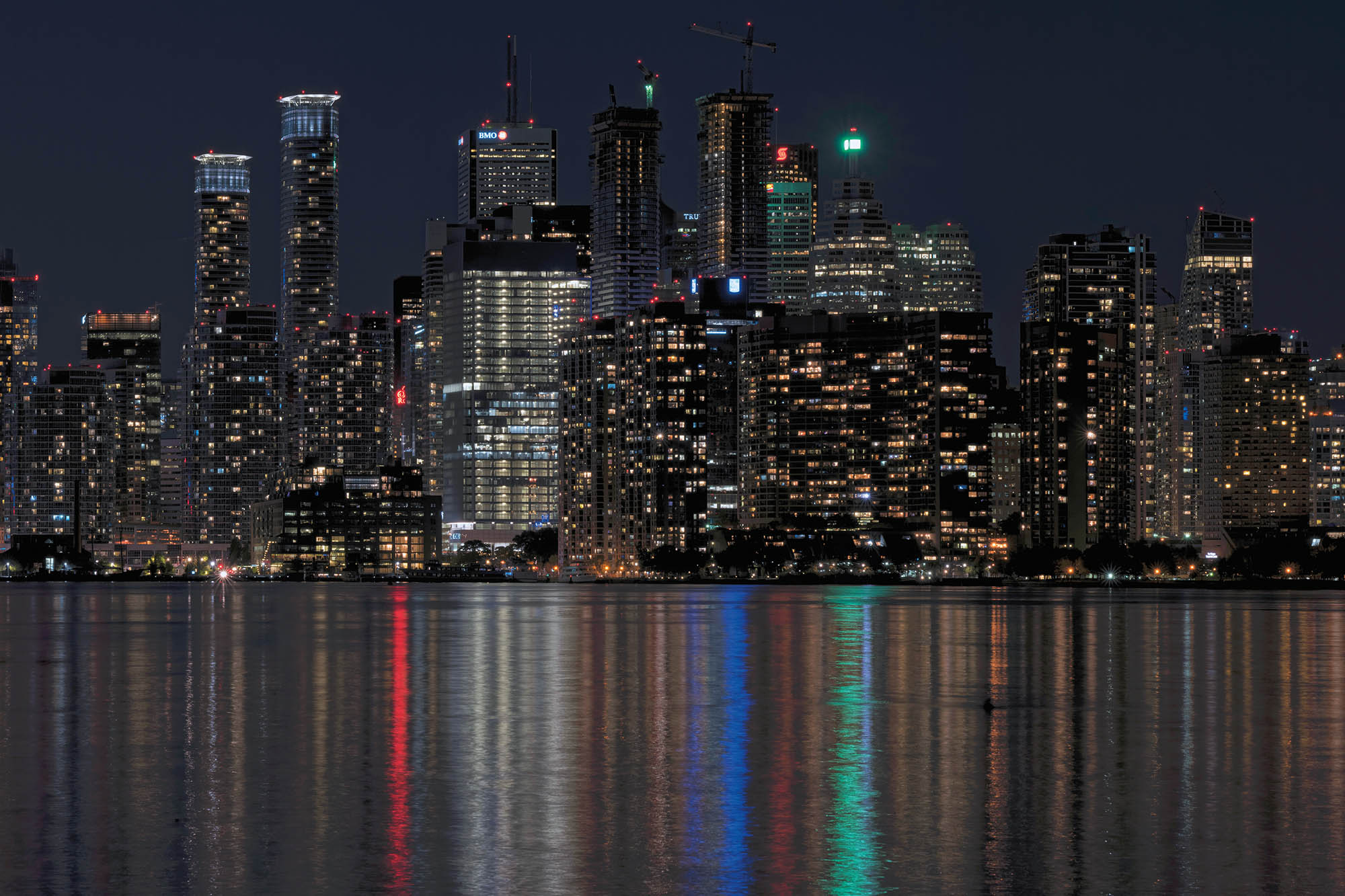 Wallpaper Mural Downtown Toronto at Night | Muralunique Wallpaper Mural Downtown Toronto at Night | Muralunique