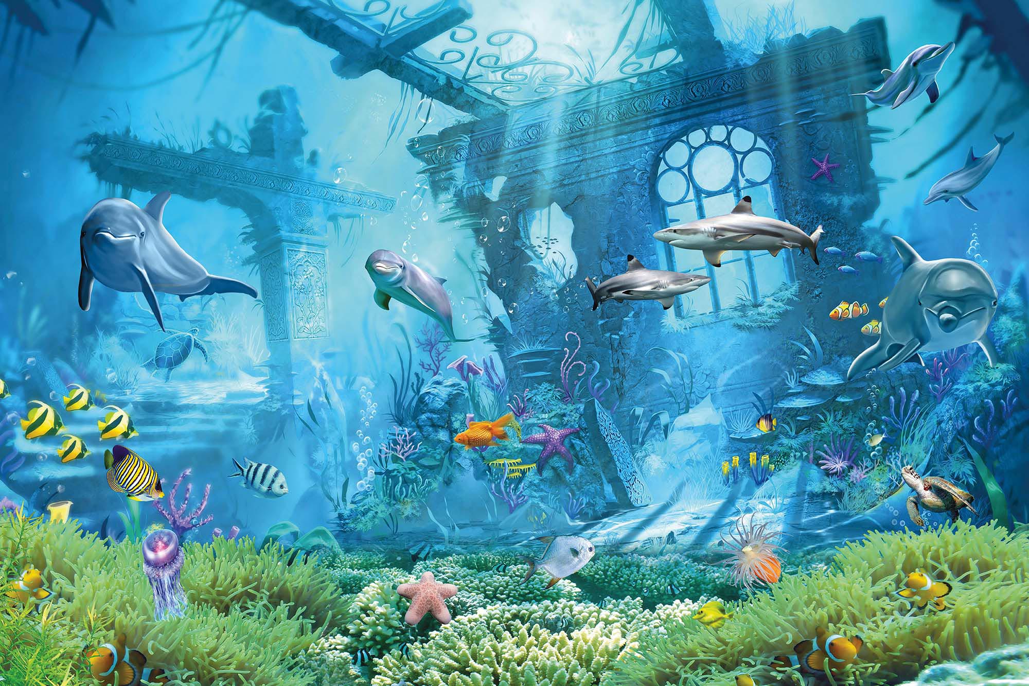 Atlantis Underwater Wallpaper