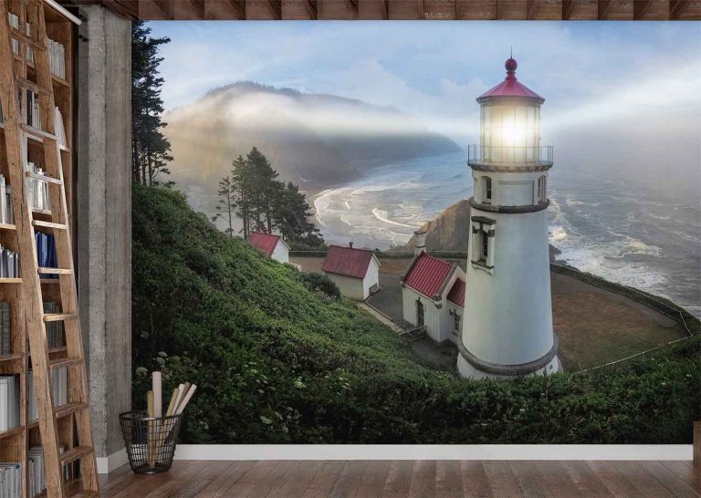 Wallpaper Mural Lighthouse Muralunique