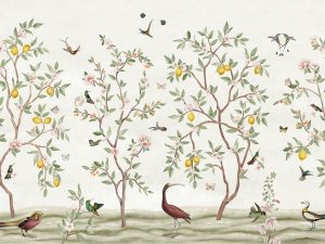Lemon Tree Chinoiserie – White