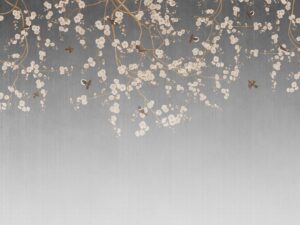 Oiseaux sur cerisiers