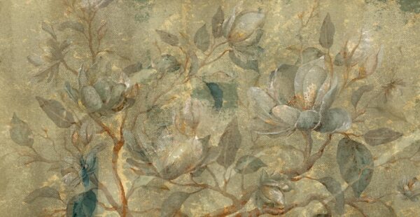 Roses sauvages sur tissu