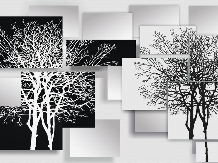 Arbres cubistes modernes