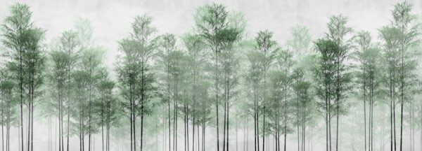 Forêt de bamboo vert