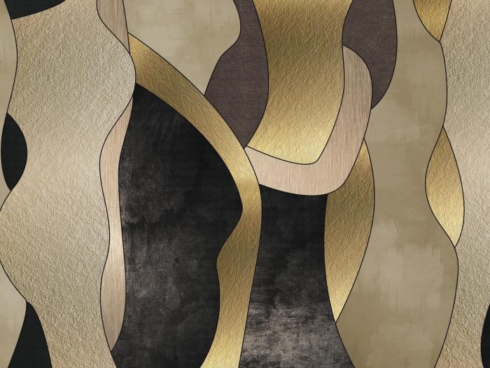 Art mural doré
