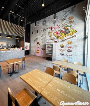 Sushi Naruto à Brossard, projet de Opulence Interior
